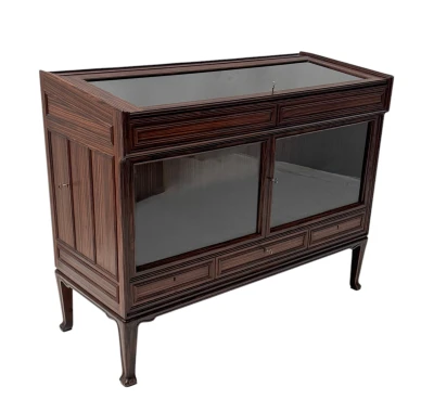 Art Deco Amsterdamse School Vitrine or display cabinet by Napoleon Le Grand